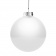 Елочный шар Finery Gloss, 10 см, глянцевый белый фото 5