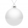 Елочный шар Finery Gloss, 10 см, глянцевый белый фото 6