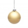 Елочный шар Finery Gloss, 8 см, глянцевый золотистый фото 3