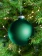 Елочный шар Finery Matt, 10 см, матовый зеленый фото 7