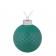 Елочный шар Queen, 8 см, зеленый фото 1