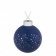 Елочный шар Stars, 8 см, синий фото 3