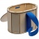 Коробка Drummer, овальная, с синей лентой фото 6