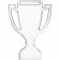 Медаль Cup, с белой лентой фото 2