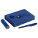 Набор Bond: аккумулятор, флешка и ручка, синий фото 1