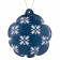 Новогодний самонадувающийся шарик «Скандик», синий фото 4