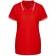 Рубашка поло женская Virma Stripes Lady, красная фото 3