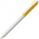 Ручка шариковая Hint Special, белая с желтым фото 1