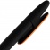 Ручка шариковая Prodir DS5 TRR-P Soft Touch, черная с оранжевым фото 2