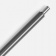Ручка шариковая Slim Beam, серая фото 4