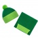 Шапка Snappy, зеленая с салатовым фото 3