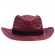 Шляпа Daydream, красная с черной лентой фото 3