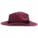 Шляпа Daydream, красная с черной лентой фото 5