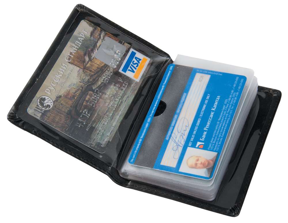 Футляр-книжка для кредитных карт c RFID-защитой купить у производителя
