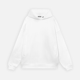 Худи оверсайз унисекс FUSION, белый, размер XL/2XL