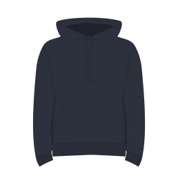 Худи релакс унисекс ADVENTURE, темно-синий, размер 3XL/4XL