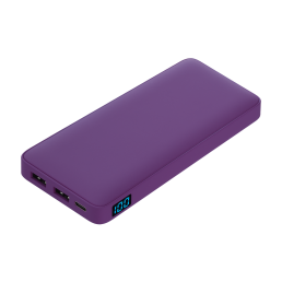 Внешний аккумулятор с подсветкой Ancor Plus 10000 mAh, фиолетовый