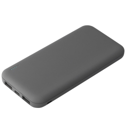 Внешний аккумулятор с подсветкой Luce 10000 mAh, серый