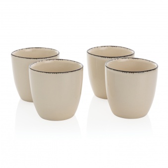Набор керамических чашек Ukiyo, 4 предмета фото 