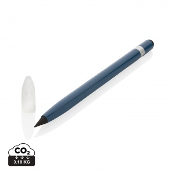 Алюминиевый вечный карандаш с ластиком и стилусом фото 