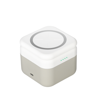 Беспроводная зарядная станция 3в1 15W Cube Wireless Magnetic фото 