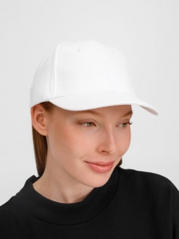 Бейсболка Apollo, белая фото 