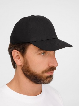 Бейсболка Apollo, черная фото 