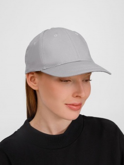 Бейсболка Apollo, серая фото 