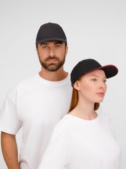 Бейсболка Buffalo, темно-серая (графит) фото 