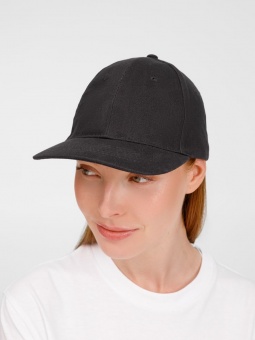 Бейсболка Buffalo, темно-серая (графит) фото 