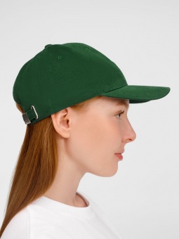 Бейсболка Buffalo, темно-зеленая фото 