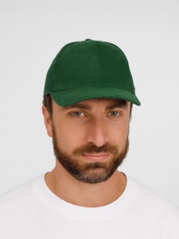 Бейсболка Buffalo, темно-зеленая фото 