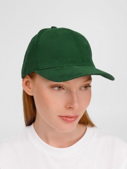 Бейсболка Buffalo, темно-зеленая фото 