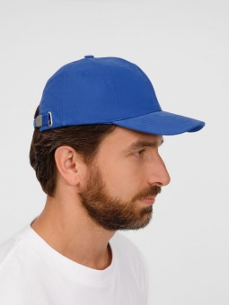Бейсболка Buffalo, ярко-синяя фото 