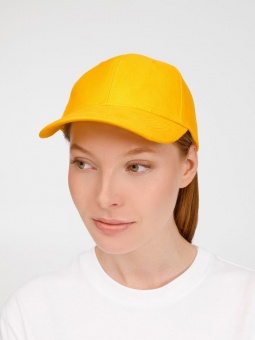 Бейсболка Buffalo, желтая фото 