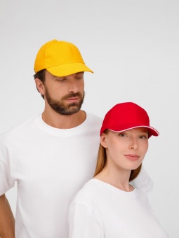 Бейсболка Buffalo, желтая фото 