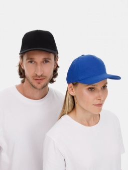 Бейсболка Long Beach, черная фото 