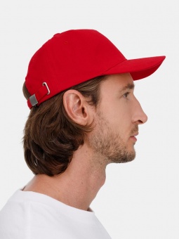 Бейсболка Long Beach, красная фото 