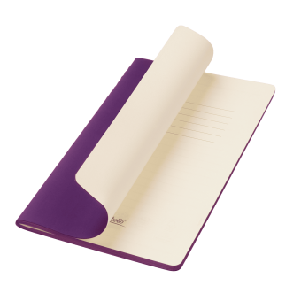 Блокнот Alpha slim, фиолетовый фото 