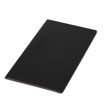 Блокнот Corsa slim, черный фото 