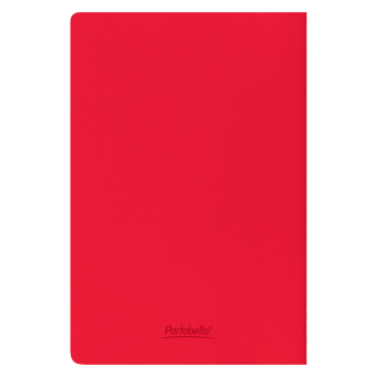 Блокнот Corsa slim, красный фото 