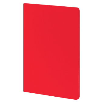 Блокнот Corsa slim, красный фото 