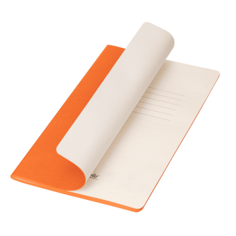 Блокнот Corsa slim, оранжевый фото 
