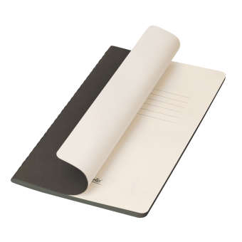 Блокнот Corsa slim, серый фото 