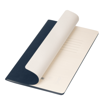 Блокнот Corsa slim, синий фото 