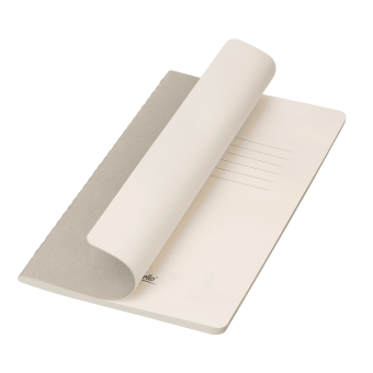 Блокнот Corsa slim, светло-серый фото 