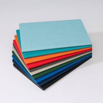 Блокнот Corsa slim, светло-серый фото 