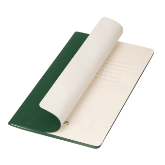 Блокнот Corsa slim, зеленый фото 