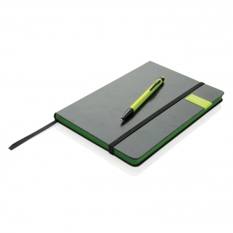 Блокнот для записей Deluxe с ручкой-стилус и флешкой на 8 ГБ, А5 фото 