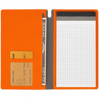 Блокнот Dual, оранжевый фото 